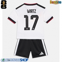 Maglie da calcio Germania Florian Wirtz #17 Prima Maglia Bambino Mondiali 2026  Manica Corta (+ Pantaloni corti)